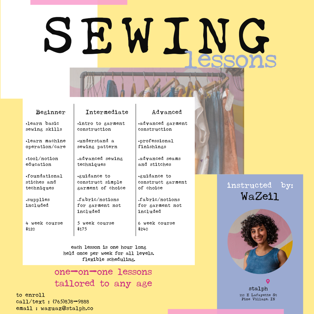 Sewing Lessons with WaZeil