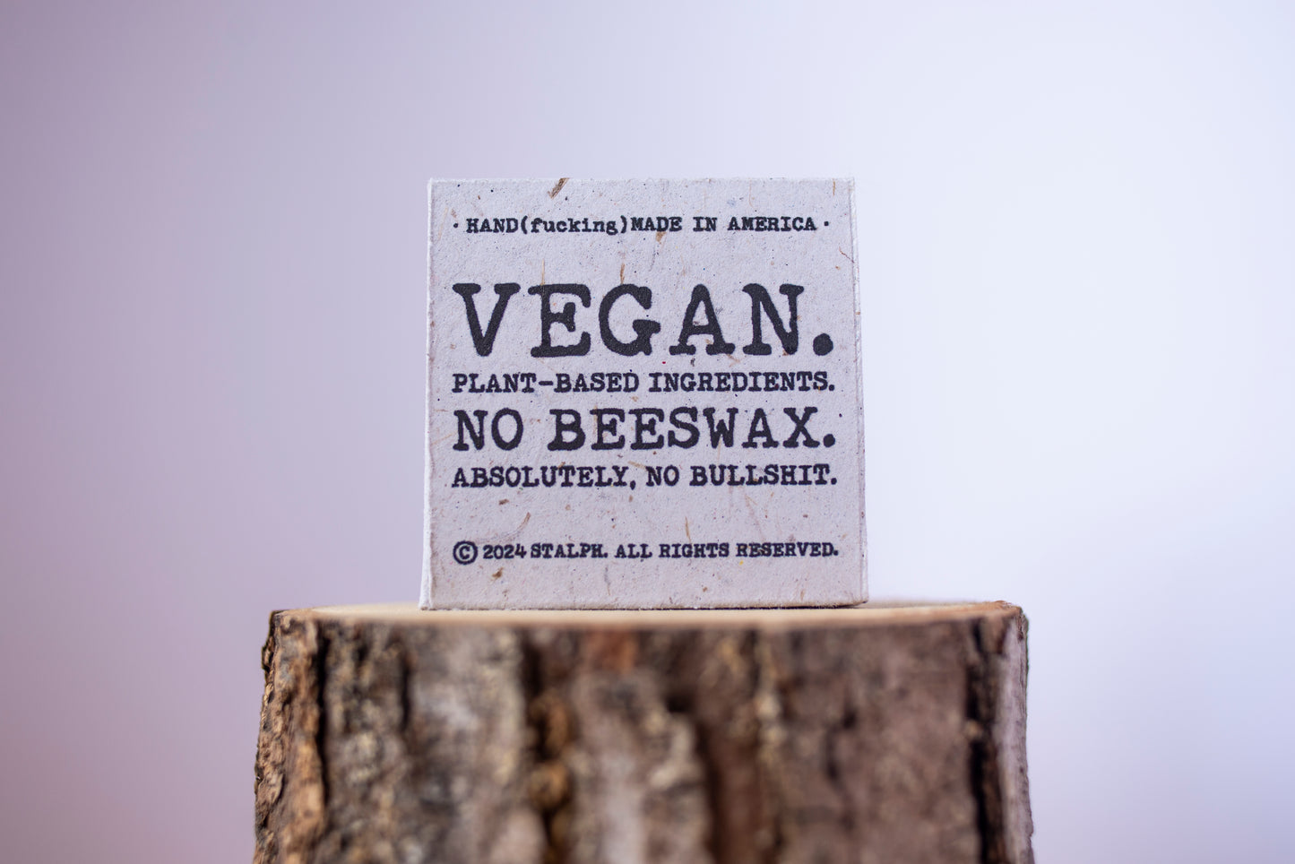 NONE OF YOUR BEES(WAX): Vegan Fabric Protectant